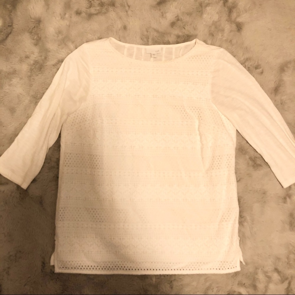 J. JILL white size small top